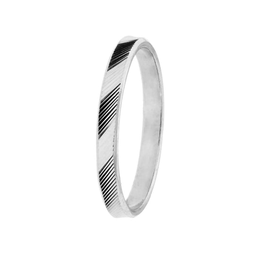 Anello Fedina di Fidanzamento Lui e Lei Diamantata in ARGENTO 925 Galvanica Rodio