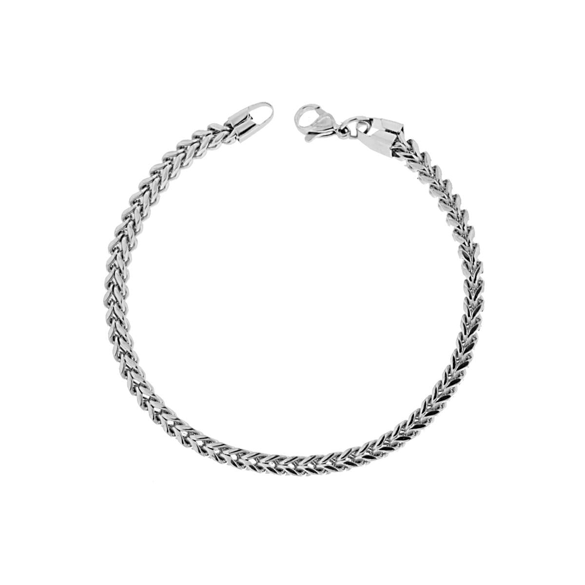 Bracciale Catena Grumetta mm 4 in ACCIAIO