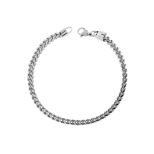 Bracciale Catena Grumetta mm 4 in ACCIAIO