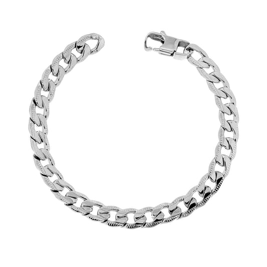 Bracciale Catena Grumetta mm 8,5 in ACCIAIO