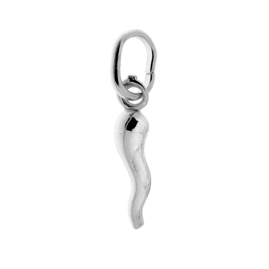 Ciondolo Portafortuna Corno mm 18 in ARGENTO 925