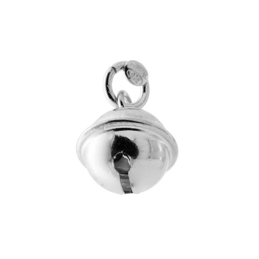 Ciondolo Sonaglio mm 12 in ARGENTO 925 Galvanica Rodio