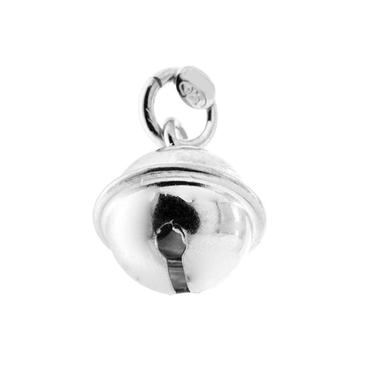 Ciondolo Sonaglio mm 12 in ARGENTO 925 Galvanica Rodio