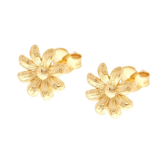 Orecchini Fiore in ARGENTO 925 Galvanica Oro