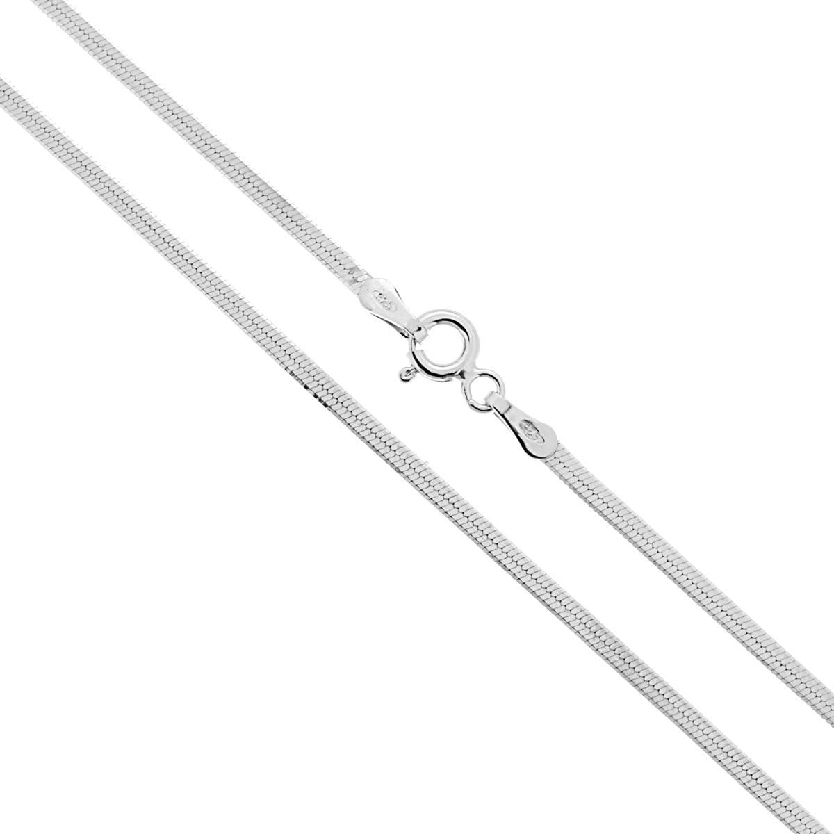 Catena Magik Diamantata 025 sezione mm 1.9 lunghezza cm 45 in ARGENTO 925 Galvanica Rodio