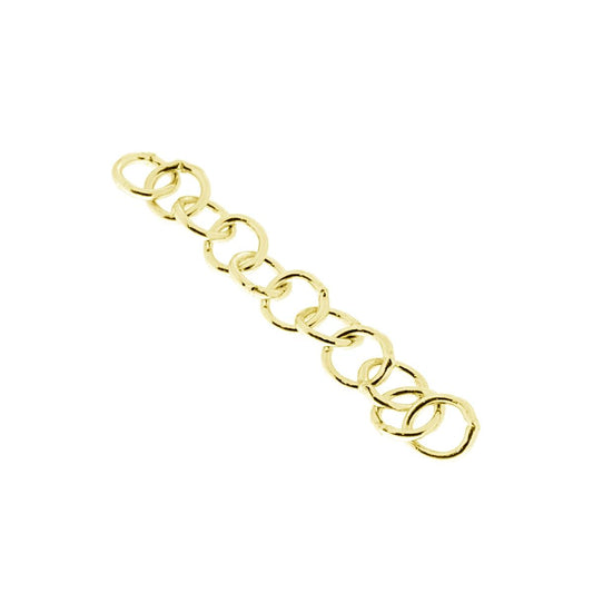 Semilavorato Allungo Catena Giotto 038 cm 3 in ARGENTO 925 Galvanica Oro