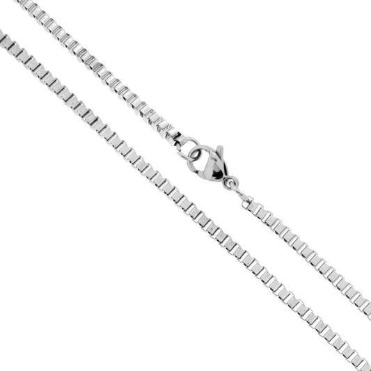 Catena Veneziana sezione mm 2.4 lunghezza cm 50 in ACCIAIO