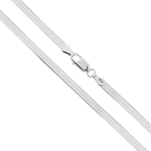 Catena Magik Diamantata 040 sezione mm 3.3 lunghezza cm 45 in ARGENTO 925 Galvanica Rodio