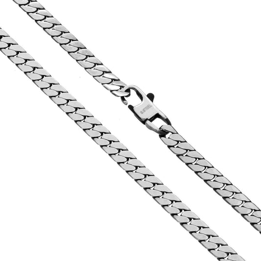 Catena Catena Grumetta Piatta sezione mm 4.5 lunghezza cm 60 in ACCIAIO