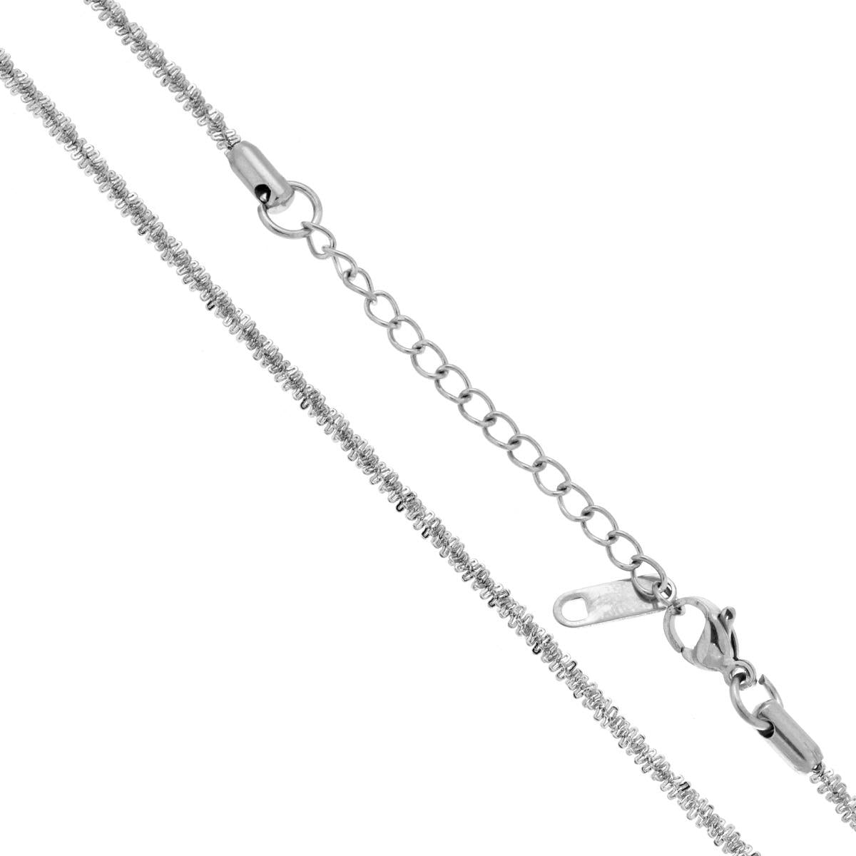 Catena Catena Disco sezione mm 2.5 lunghezza cm 40+5 in ACCIAIO