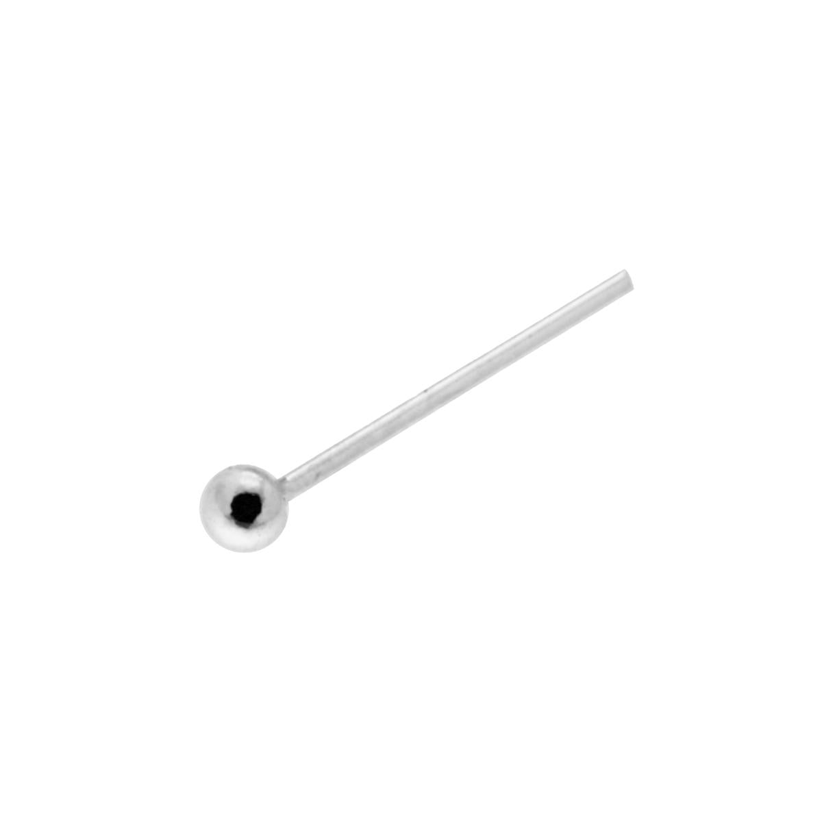 Piercing Naso Chiodino con Pallina mm 1.5 in ARGENTO 925
