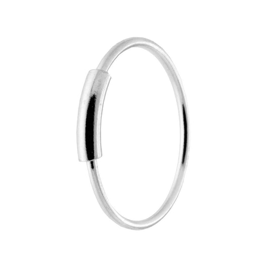 Piercing Naso Cerchio con fascetta 11 mm in ARGENTO 925