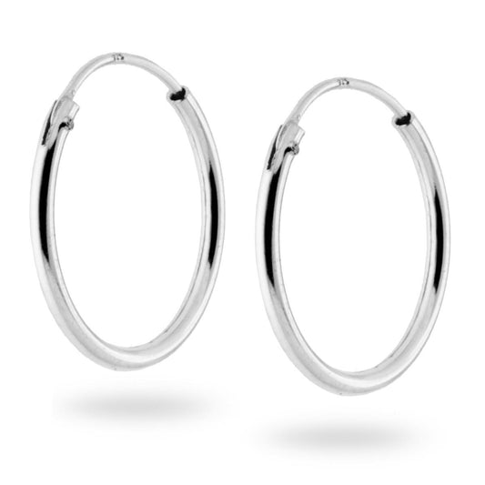 Orecchini Cerchio mm 16 in ARGENTO 925